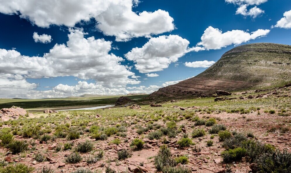 The miles of camping ground on a BLM site