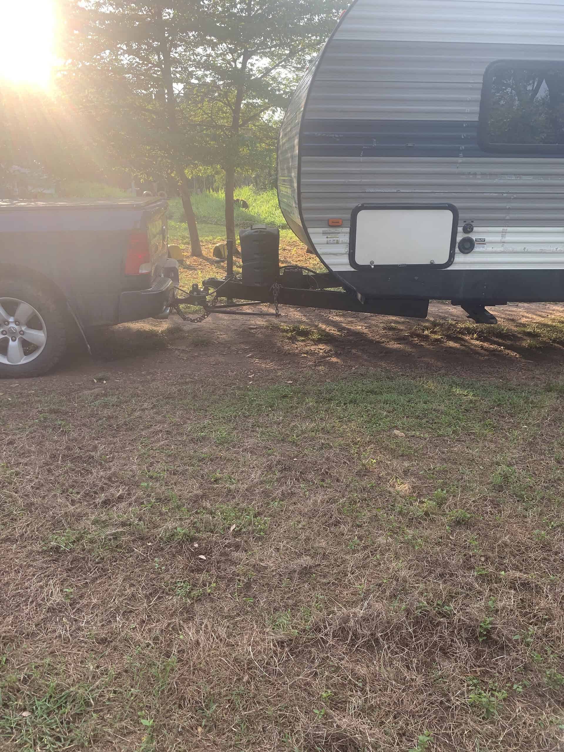 How To Repair A Bumper Pull Travel Trailer Hitch While On The Road