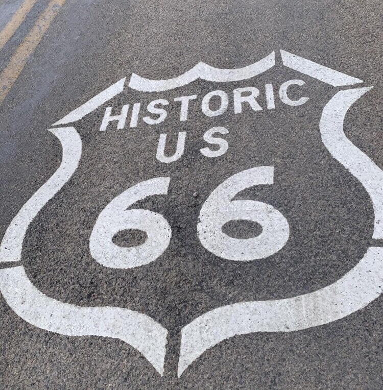Painted on the route 66 drive to Oatman, AZ