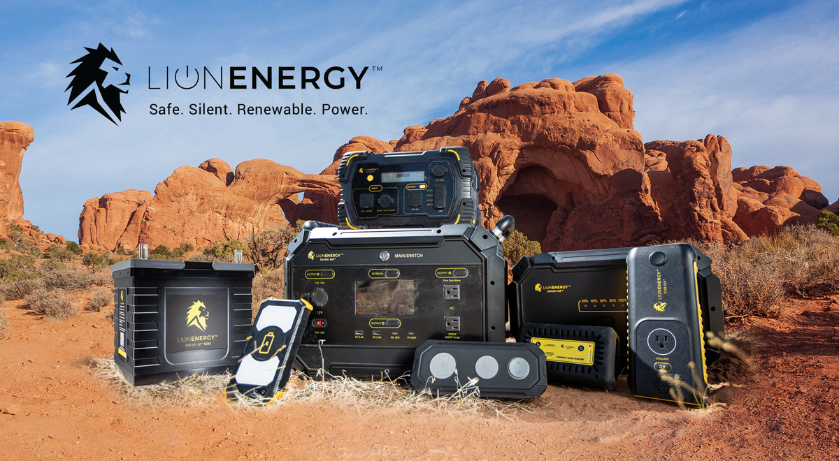 Lion Energy solar power solutions for RV and off-grid living