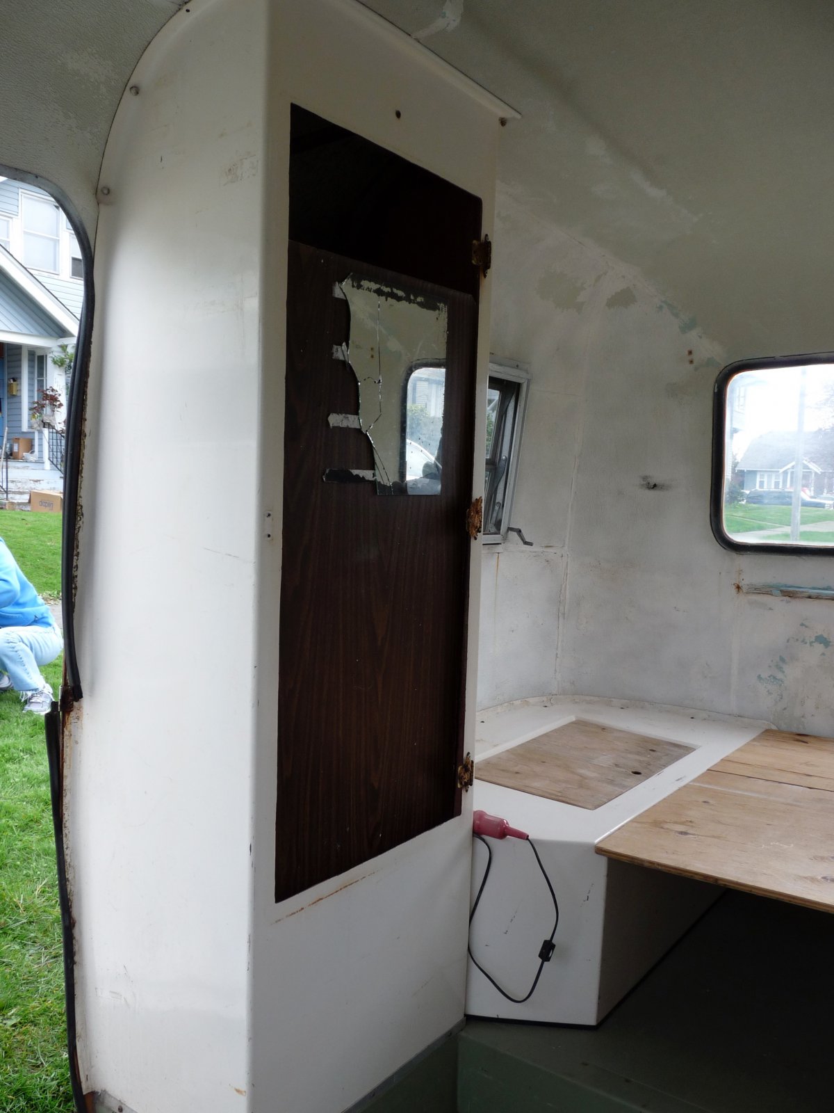 Original interior view before restoration