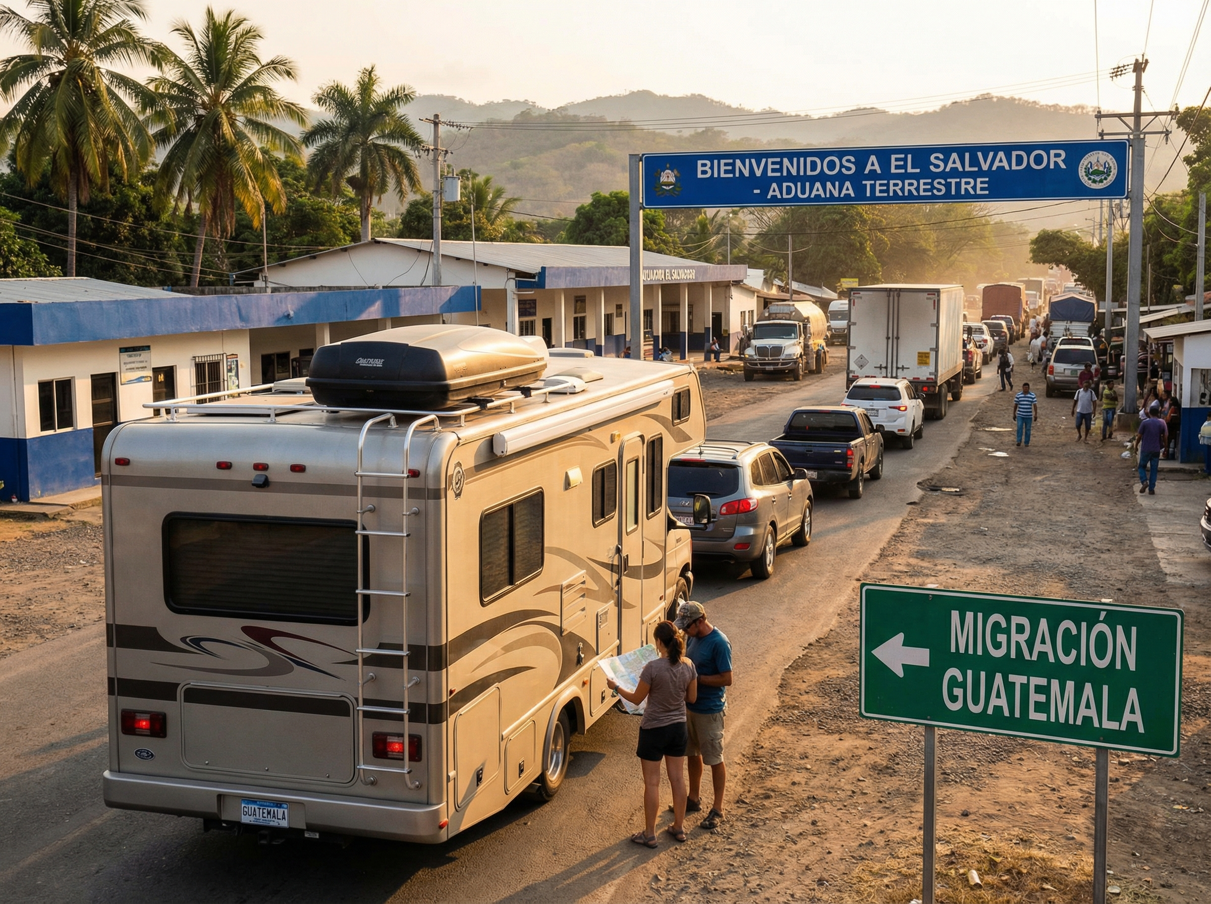 Crossing the Guatemala – El Salvador Border With an RV