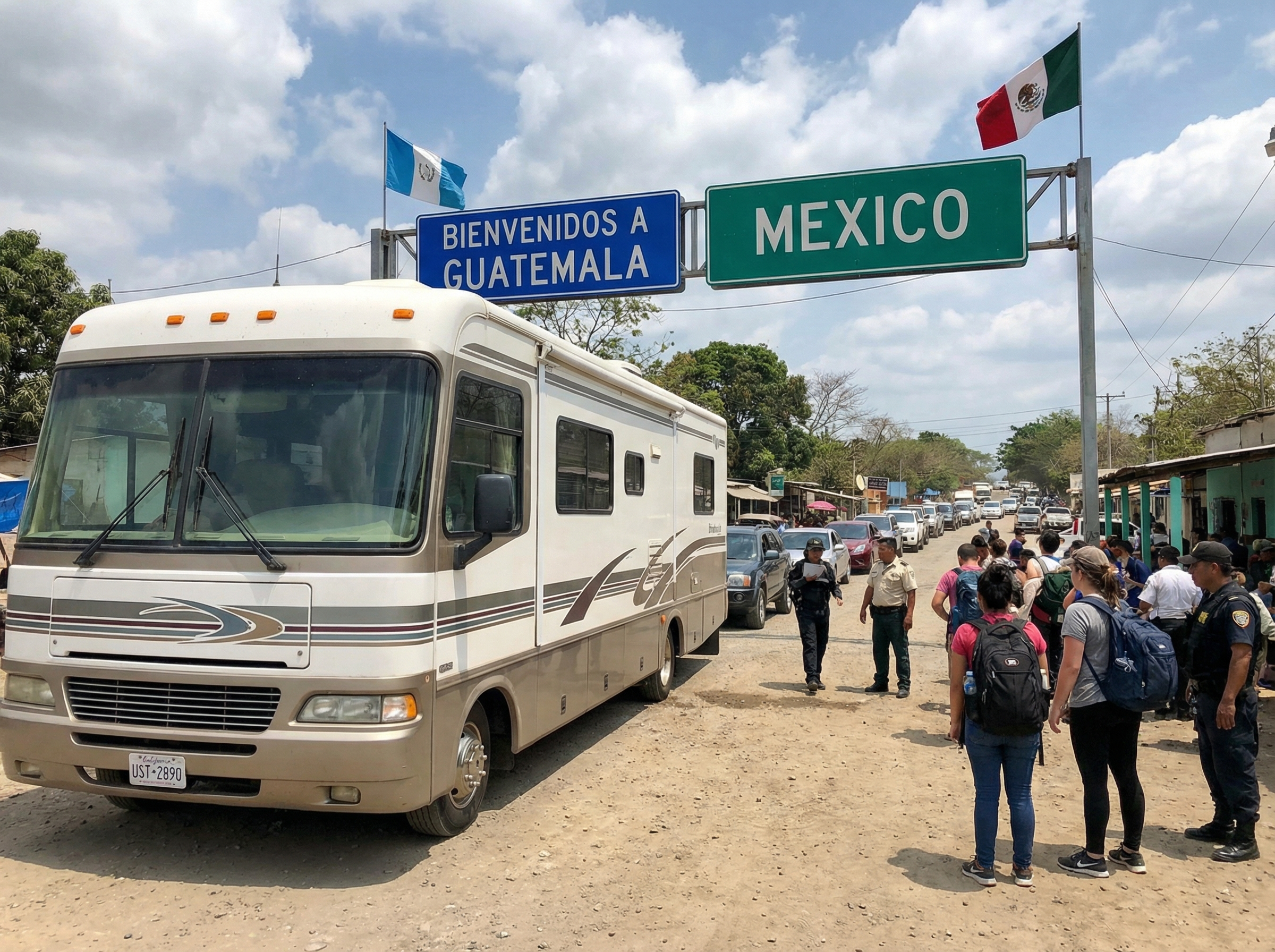 Mexico Guatemala RV border crossing