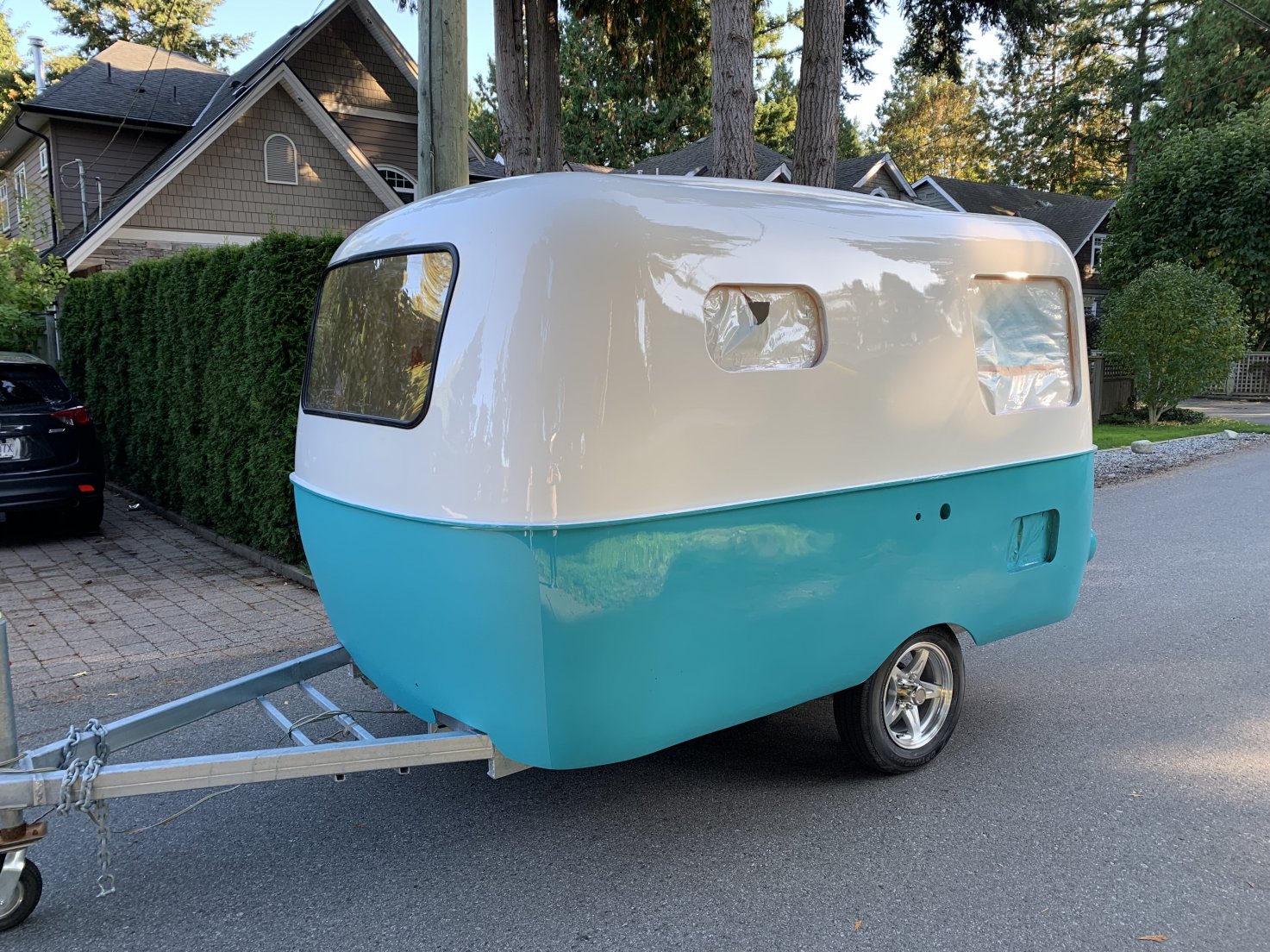 Painted Boler trailer second view